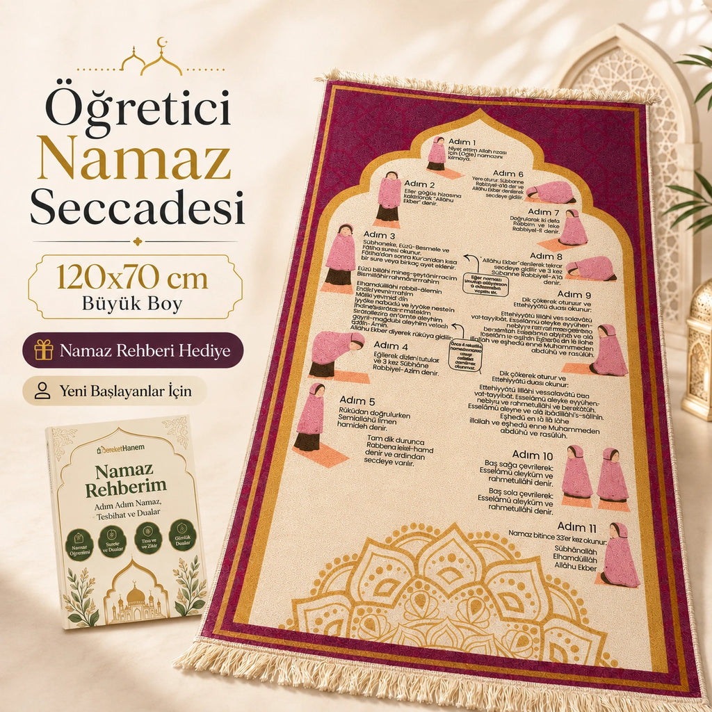 Berekethanem™ Namaz Öğretici Seccade